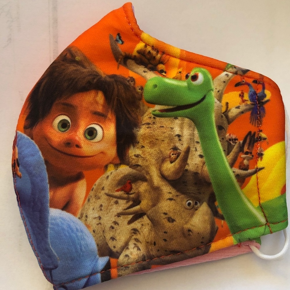 Kids face mask dinosaur